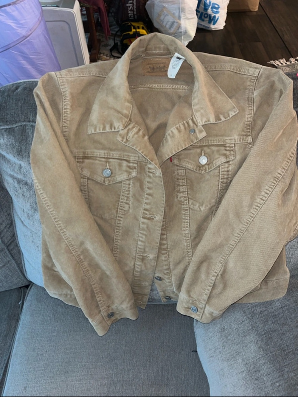 Levi's Tan Corduroy Trucker Jacket